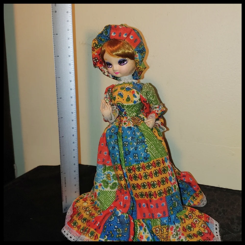 Vintage International Beauties Patchwork Doll